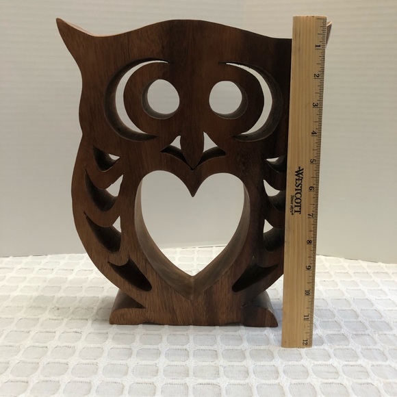 Wooden Owl - Picture 4 of 5